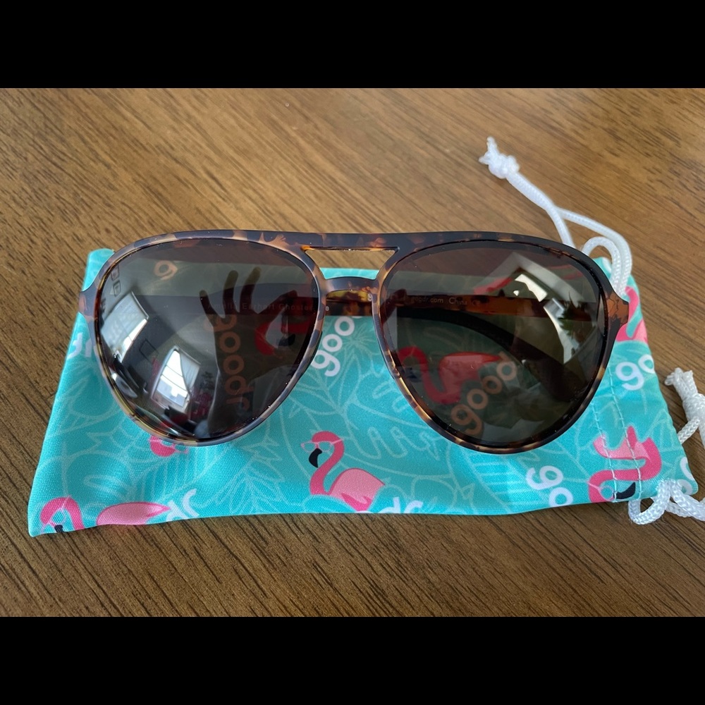 NWOT, “Amelia Earhart Ghosted Me” Goodr Sunglasses
